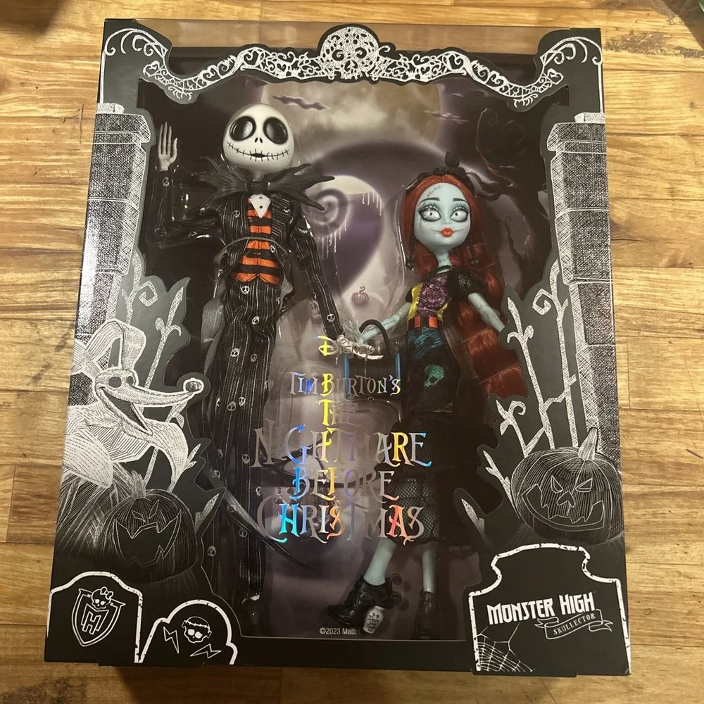 Monster High Nightmare Before Christmas NBC Skullector Dolls Set NIB Rare HTF